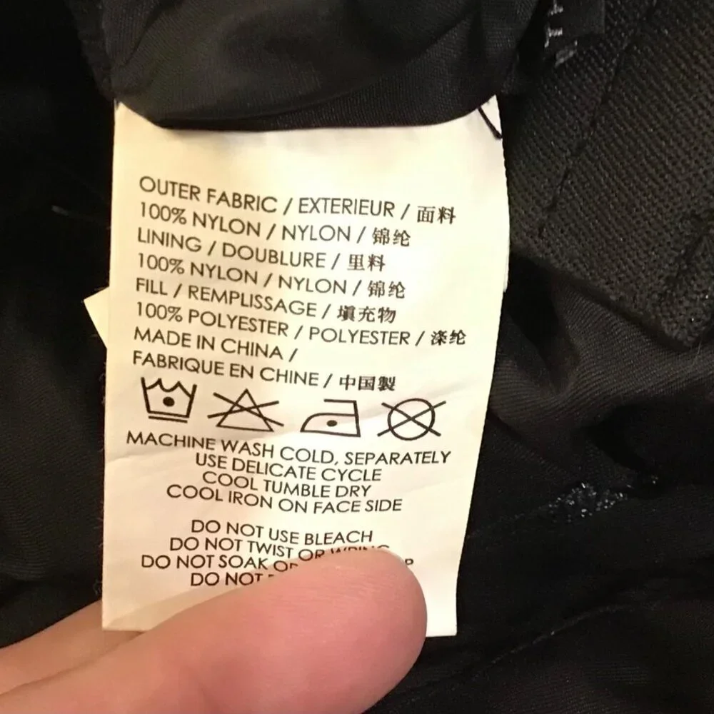 FERA 32R Men’s Ski Snow Pants Black Thermolite Pockets Zip Fly 2-Snap Logo